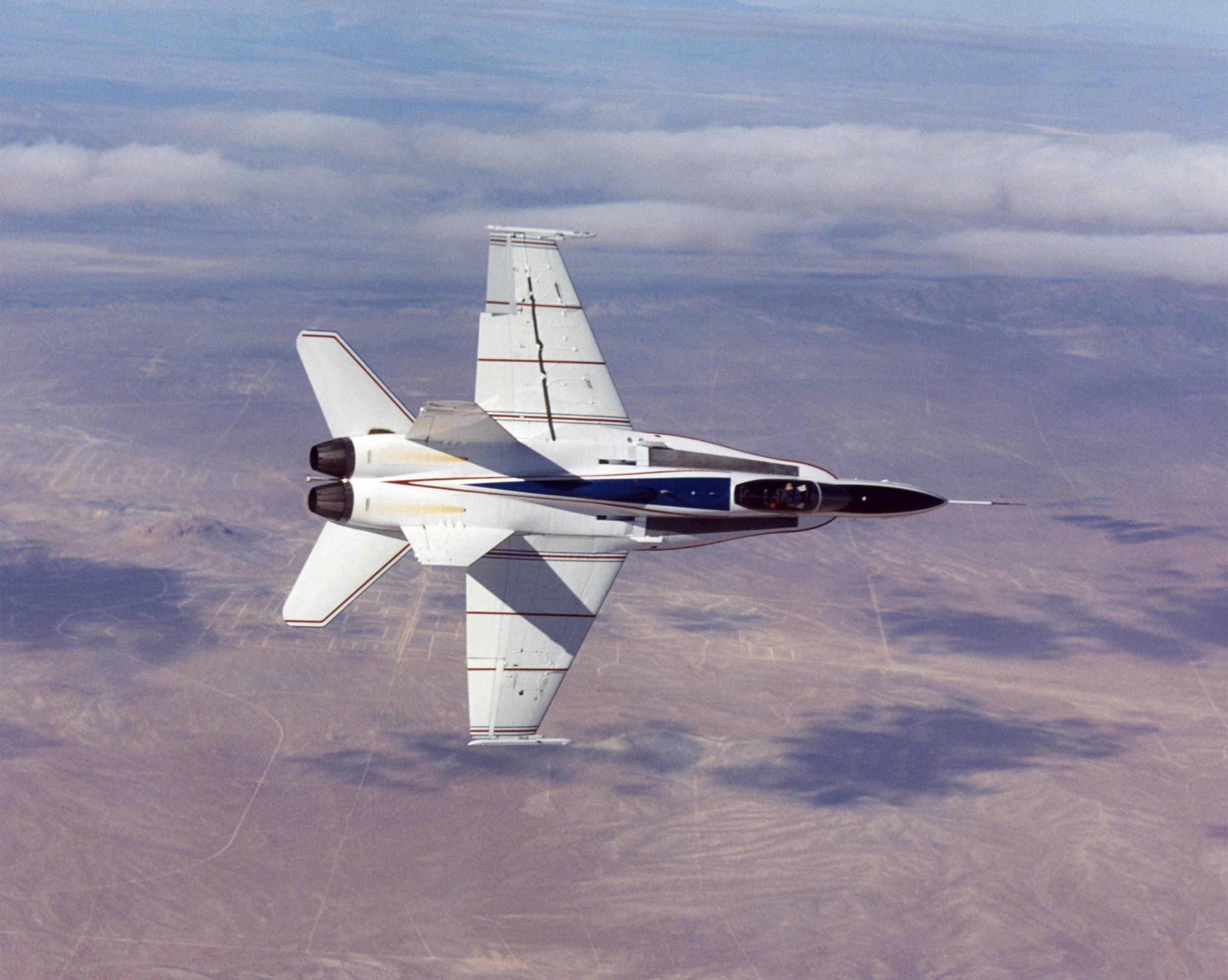 X-53 in flight
