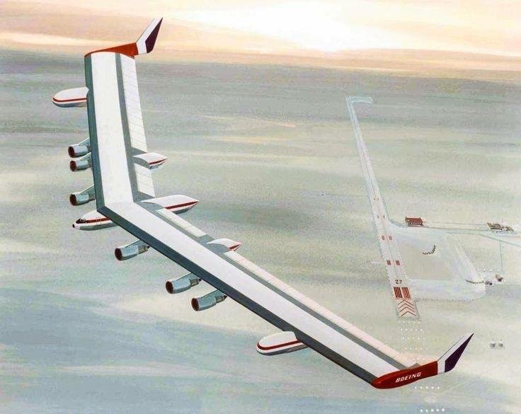 Boeing Model 759-159 distributed load freighter concept from the 1970s